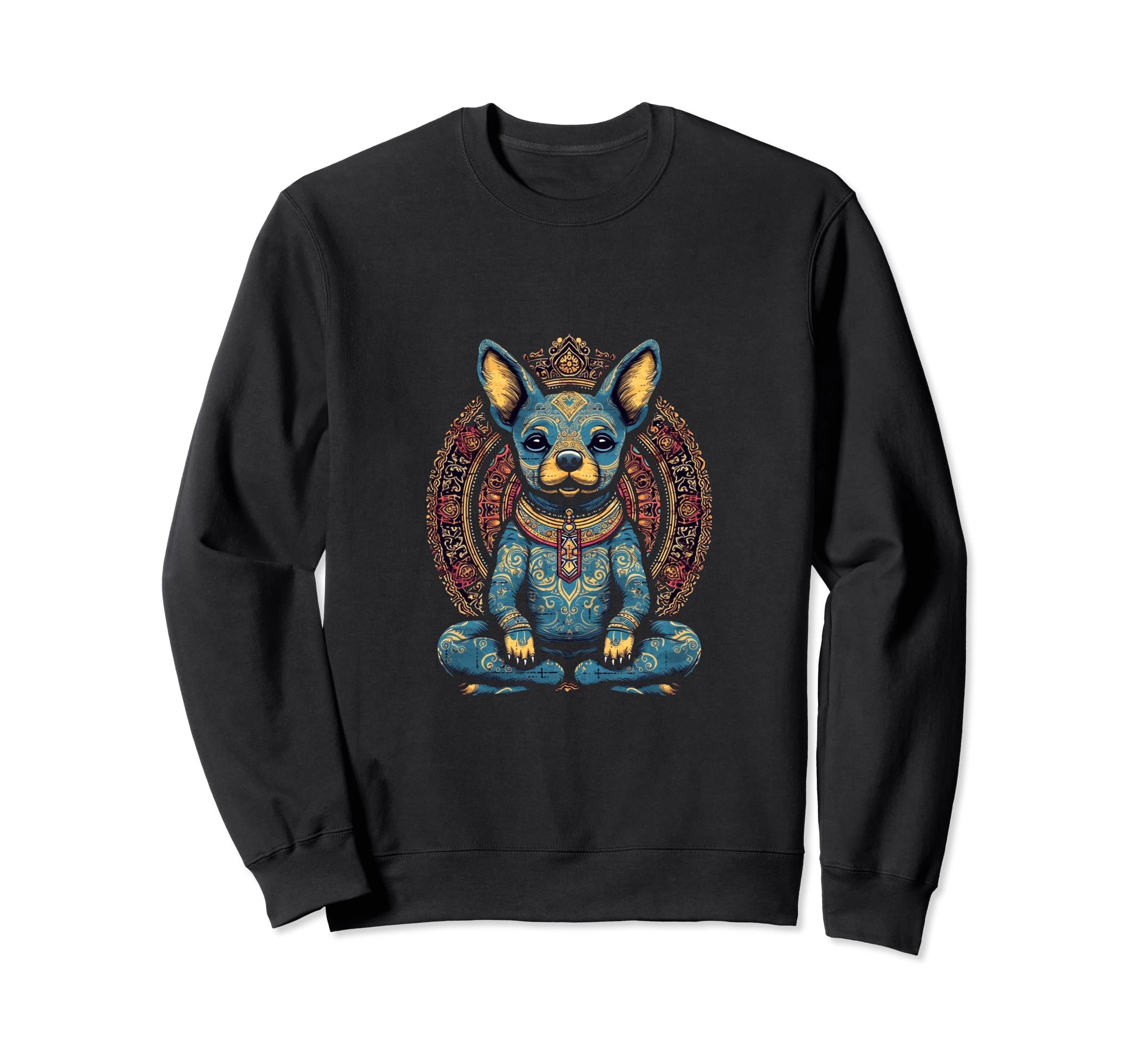 Yoga Dog Meditation Namaste Zen Sweatshirt - Trendy Graphic Men Women - T-Shirt, Sweatshirt, Hoodie