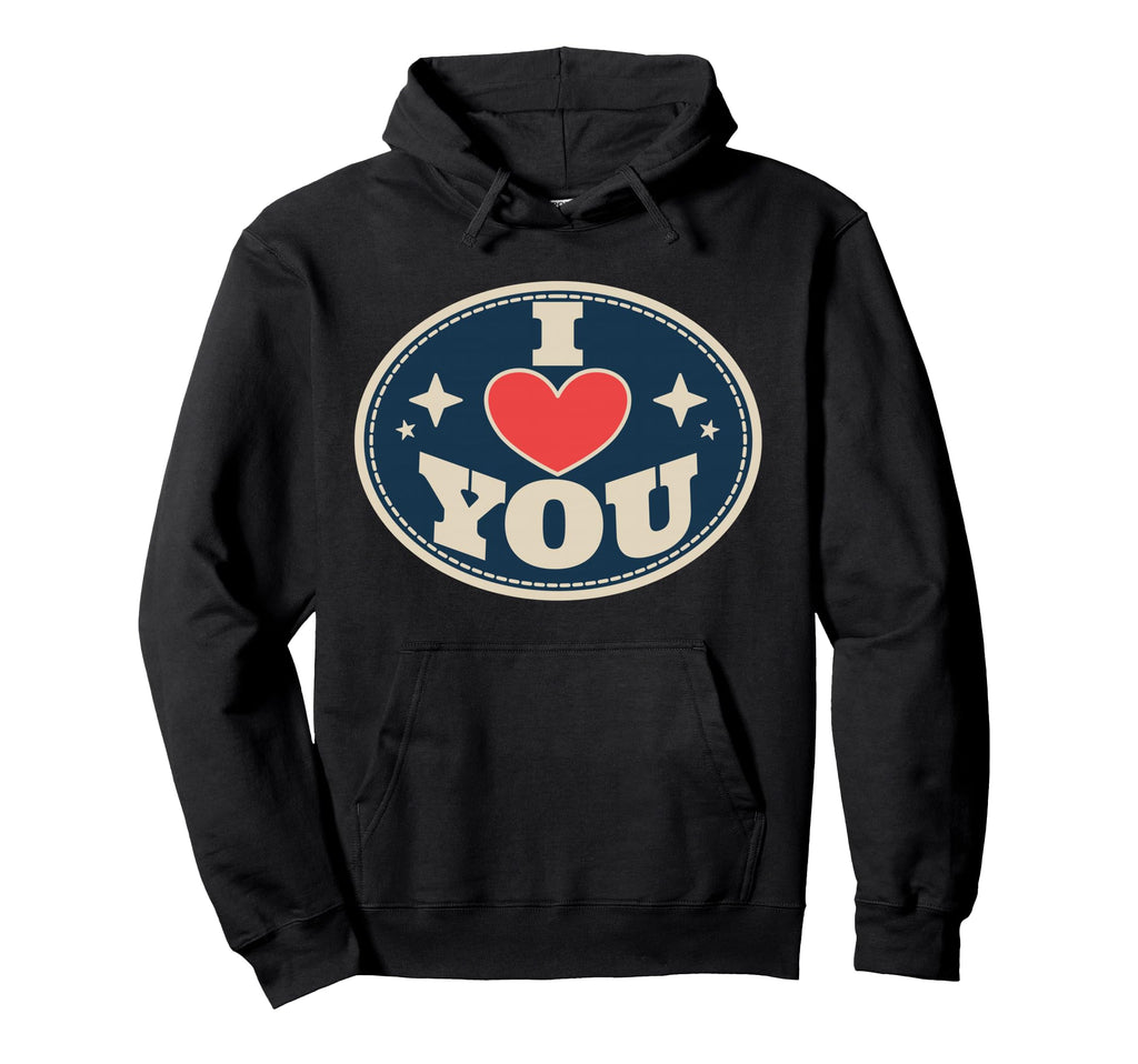 I Heart You Western Country Valentine Hoodie - Trendy Graphic Unisex - T-Shirt, Sweatshirt, Hoodie