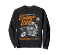 Vibes Rides Motorcycle Race Sweatshirt - Streetwear Style for Adults - T-Shirt, Sweatshirt, Hoodie