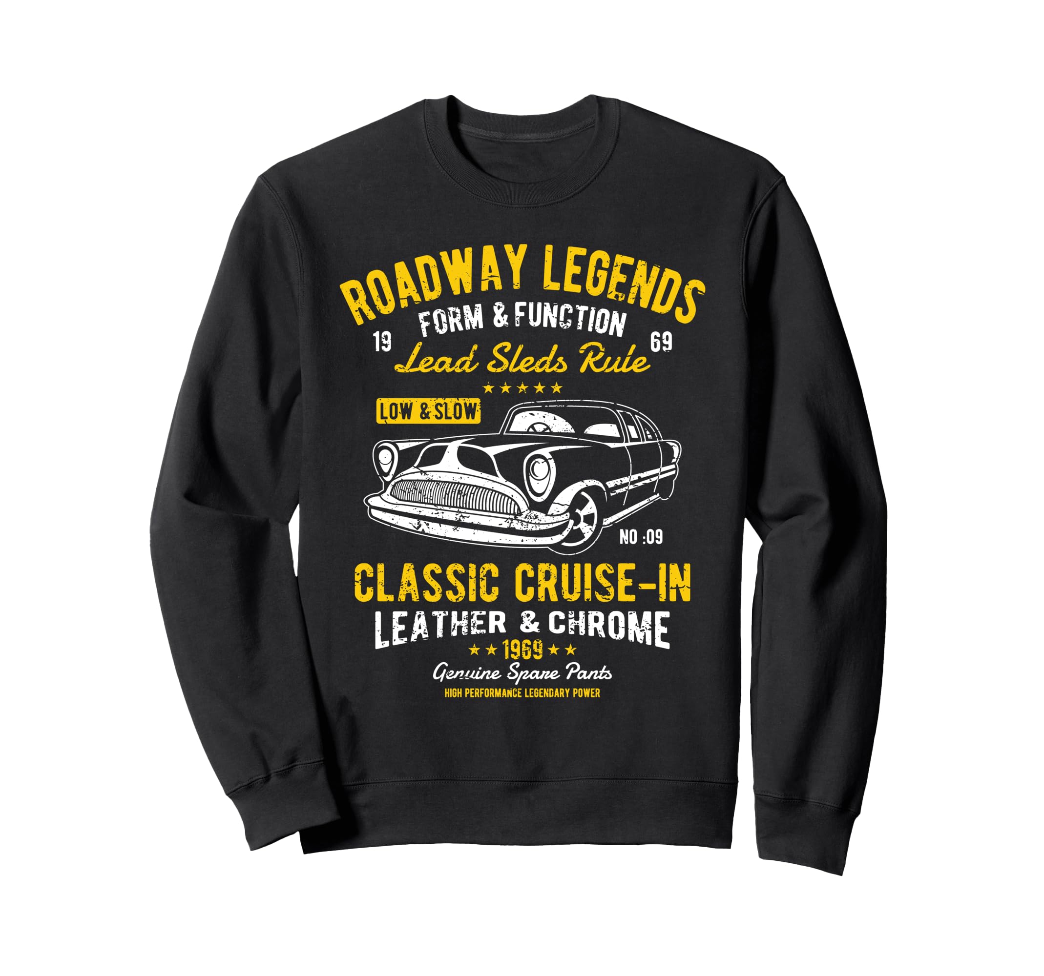 Automotive Nostalgia Car Cruise Sweatshirt - Streetwear Style for Adults - T-Shirt, Sweatshirt, Hoodie