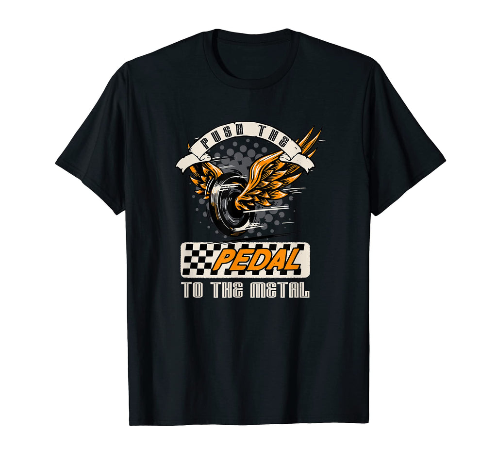 Motorcycle Wheel Biker Pedal T-Shirt - Aesthetic Graphic Men Women - T-Shirt, Sweatshirt, Hoodie