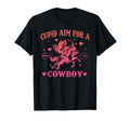 Cupid Aim Cowboy Howdy Yall Valentines Day T-Shirt - Graphic Print Unisex - T-Shirt, Sweatshirt, Hoodie