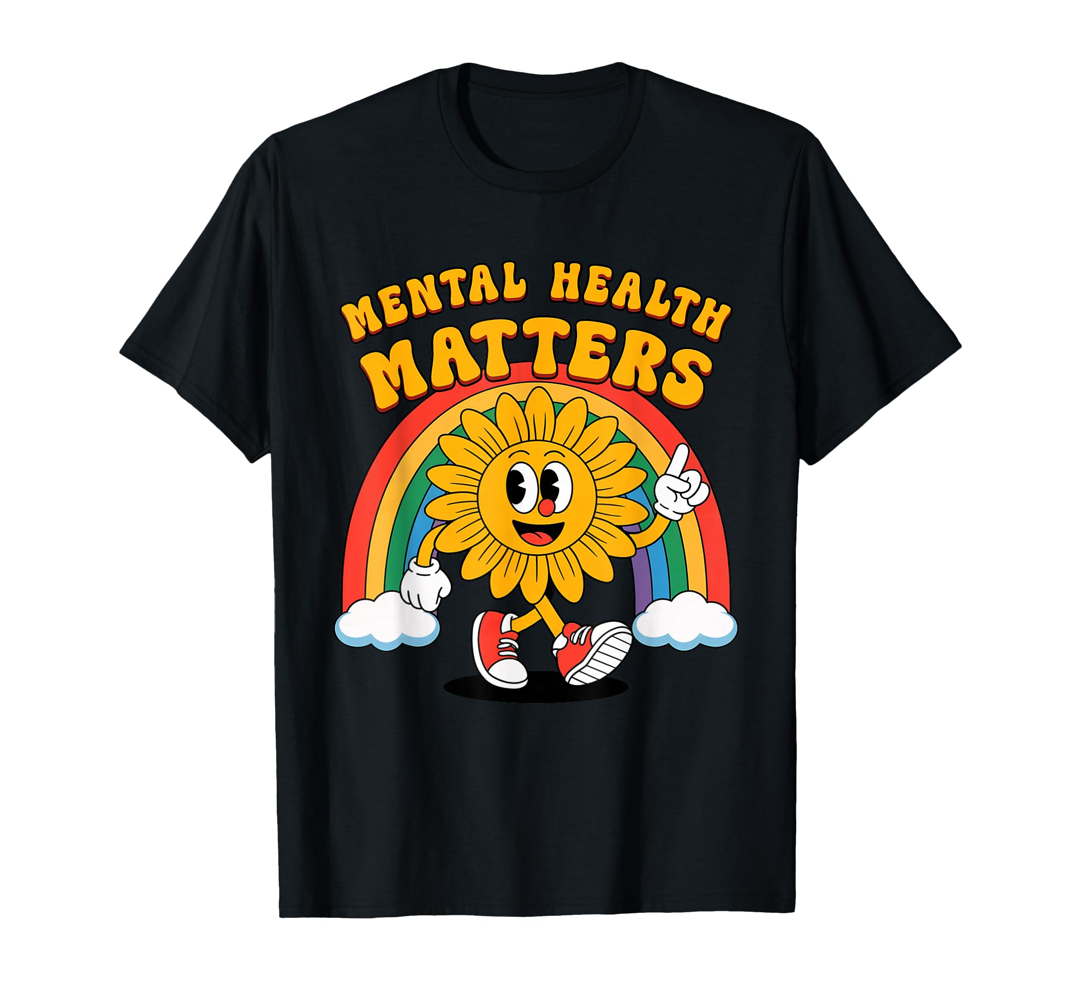 Mental Health Matters Funny Therapist T-Shirt - Custom Art Print Men Women - T-Shirt, Sweatshirt, Hoodie