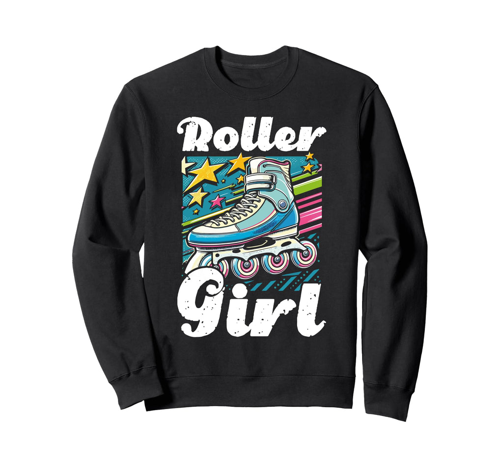 Roller 70S Skating Skater Skate Sweatshirt - Trendy Graphic Unisex - T-Shirt, Sweatshirt, Hoodie