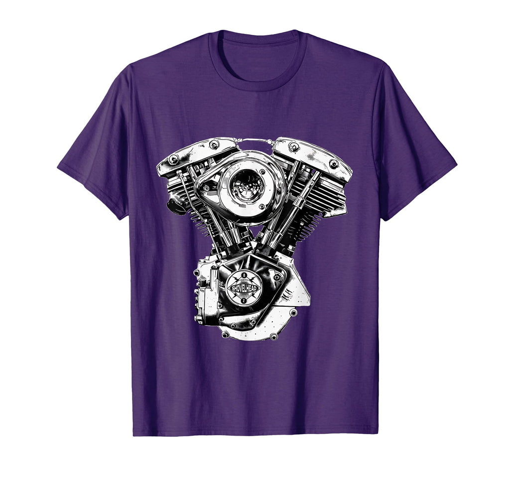 1982 Cone Shovelhead Hd Old School T-Shirt - Custom Art Print for Adults - T-Shirt, Sweatshirt, Hoodie