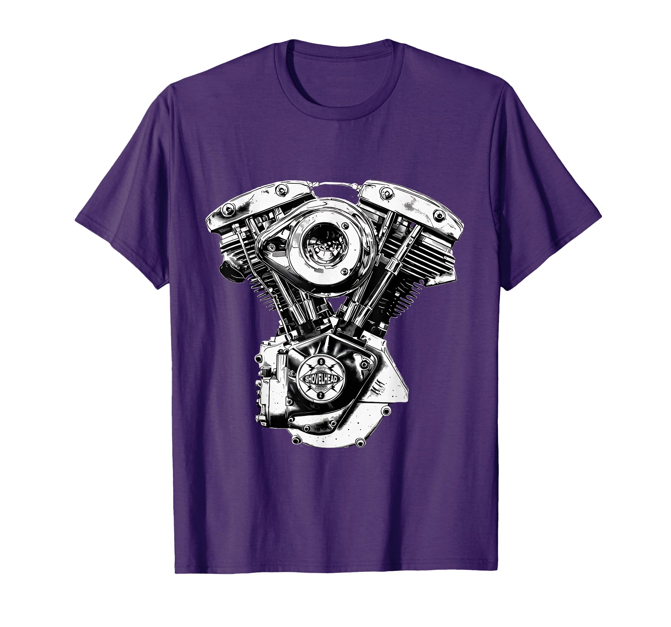 1982 Cone Shovelhead Hd Old School T-Shirt - Custom Art Print for Adults - T-Shirt, Sweatshirt, Hoodie
