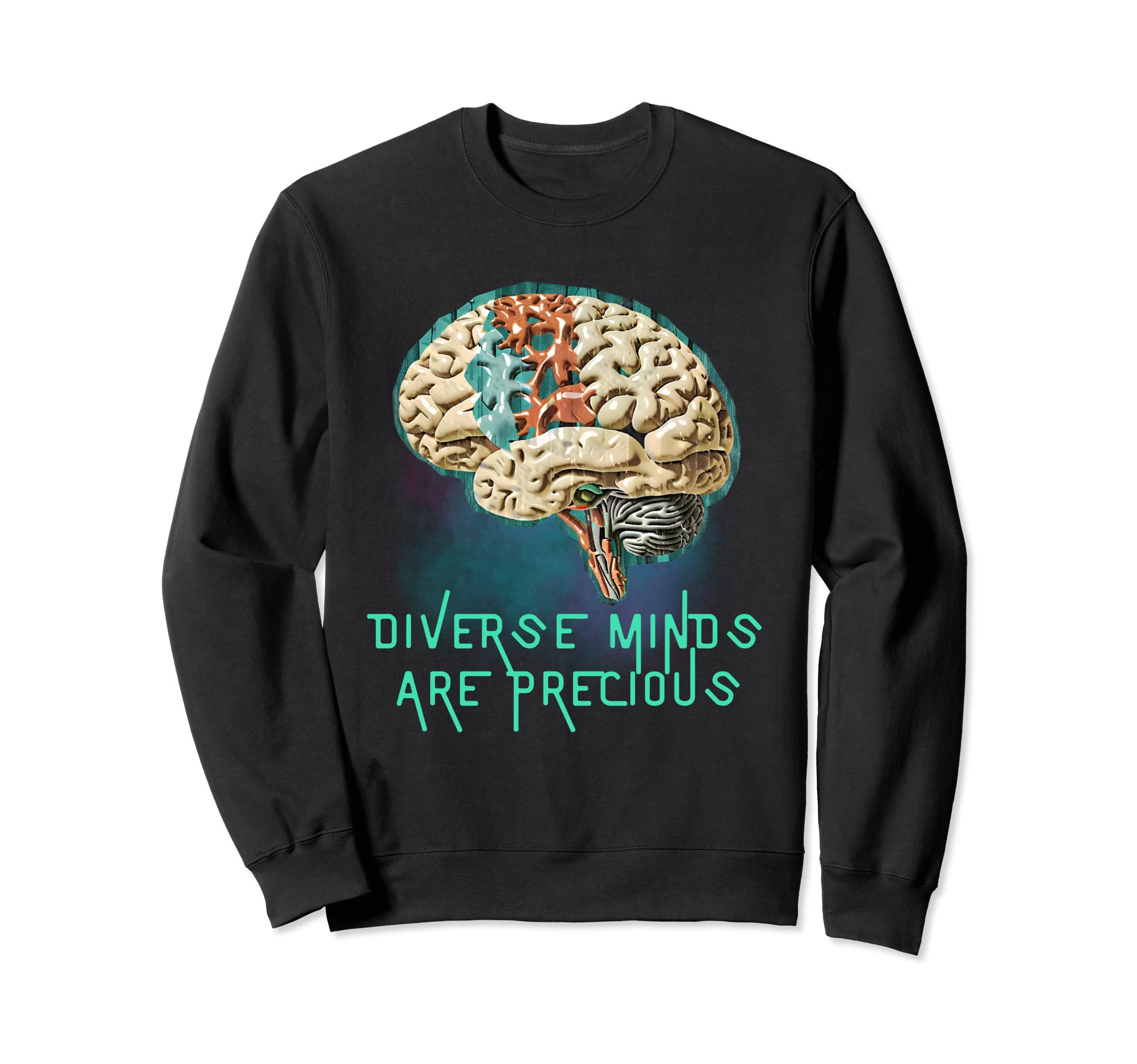 Neurodivergent Minds Adhd Autism Sweatshirt - Unique Graphic for Adults - T-Shirt, Sweatshirt, Hoodie