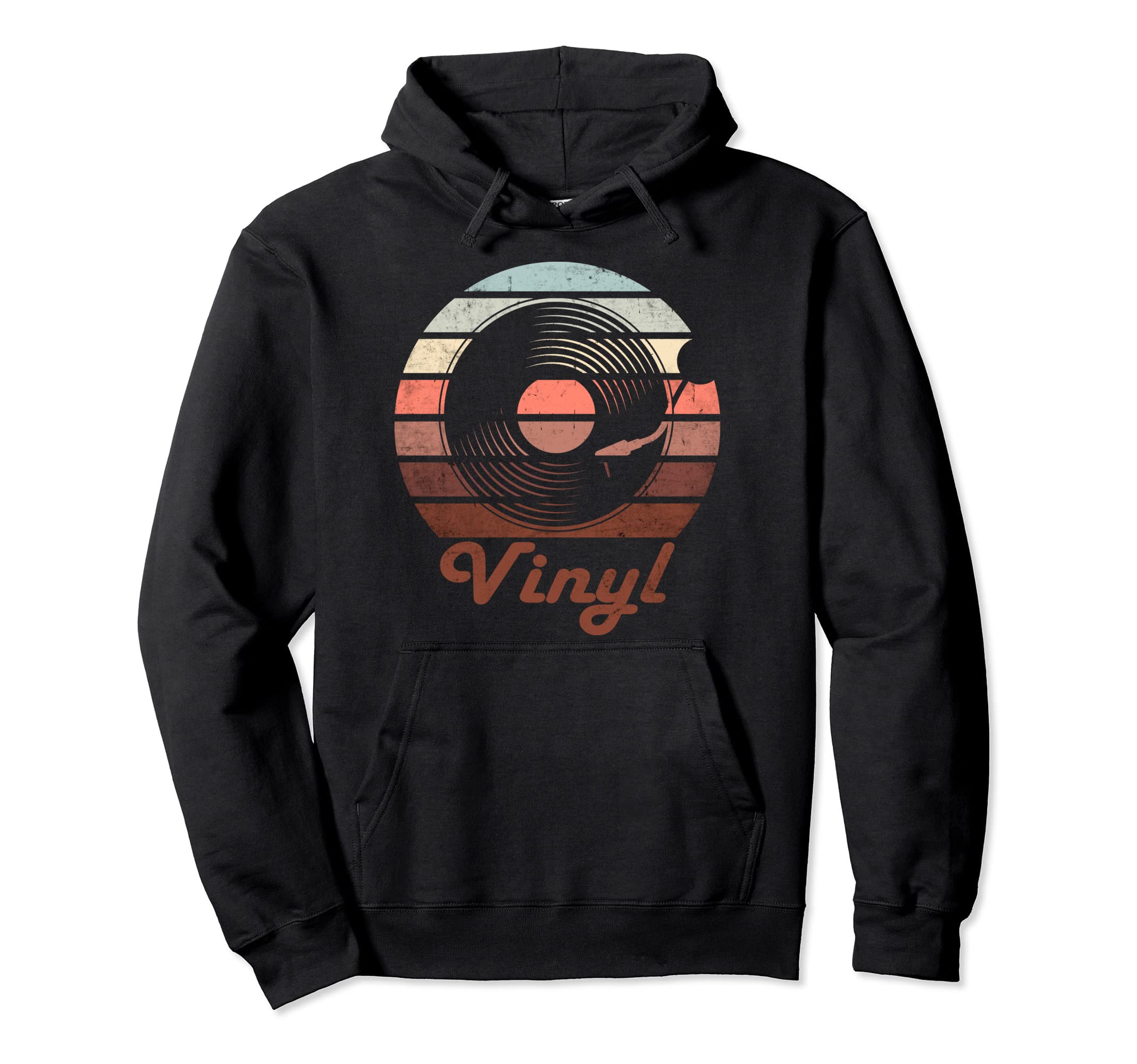 Vinyl Record Player Hoodie - Novelty Apparel Unisex - T-Shirt, Sweatshirt, Hoodie
