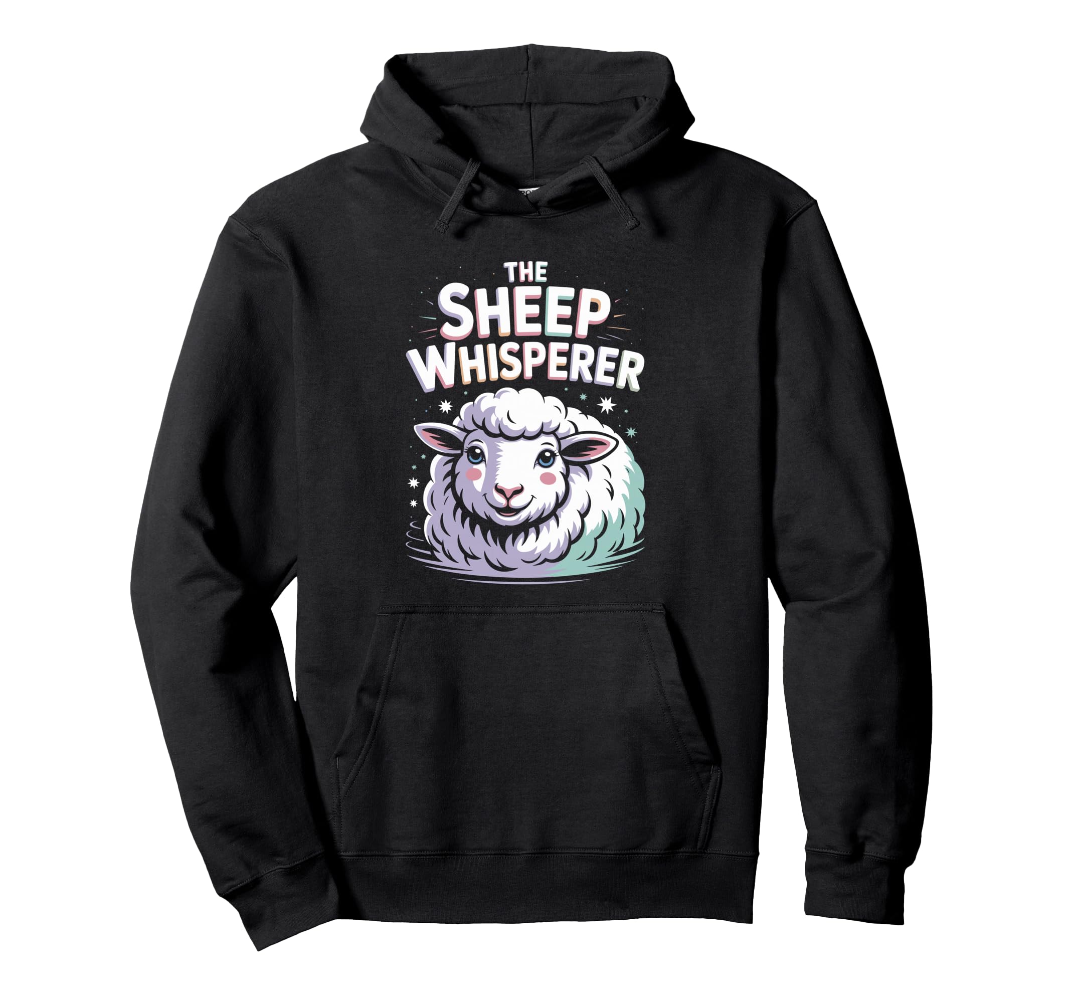 Sheep Whisperer Funny Farm Animal Hoodie - Novelty Apparel Unisex - T-Shirt, Sweatshirt, Hoodie