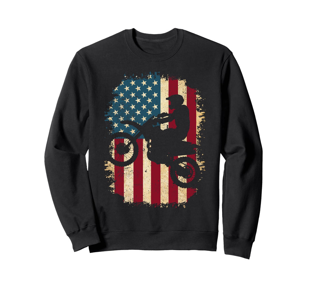 Dirt Bike Biker Motocross Sweatshirt - Aesthetic Graphic Men Women - T-Shirt, Sweatshirt, Hoodie
