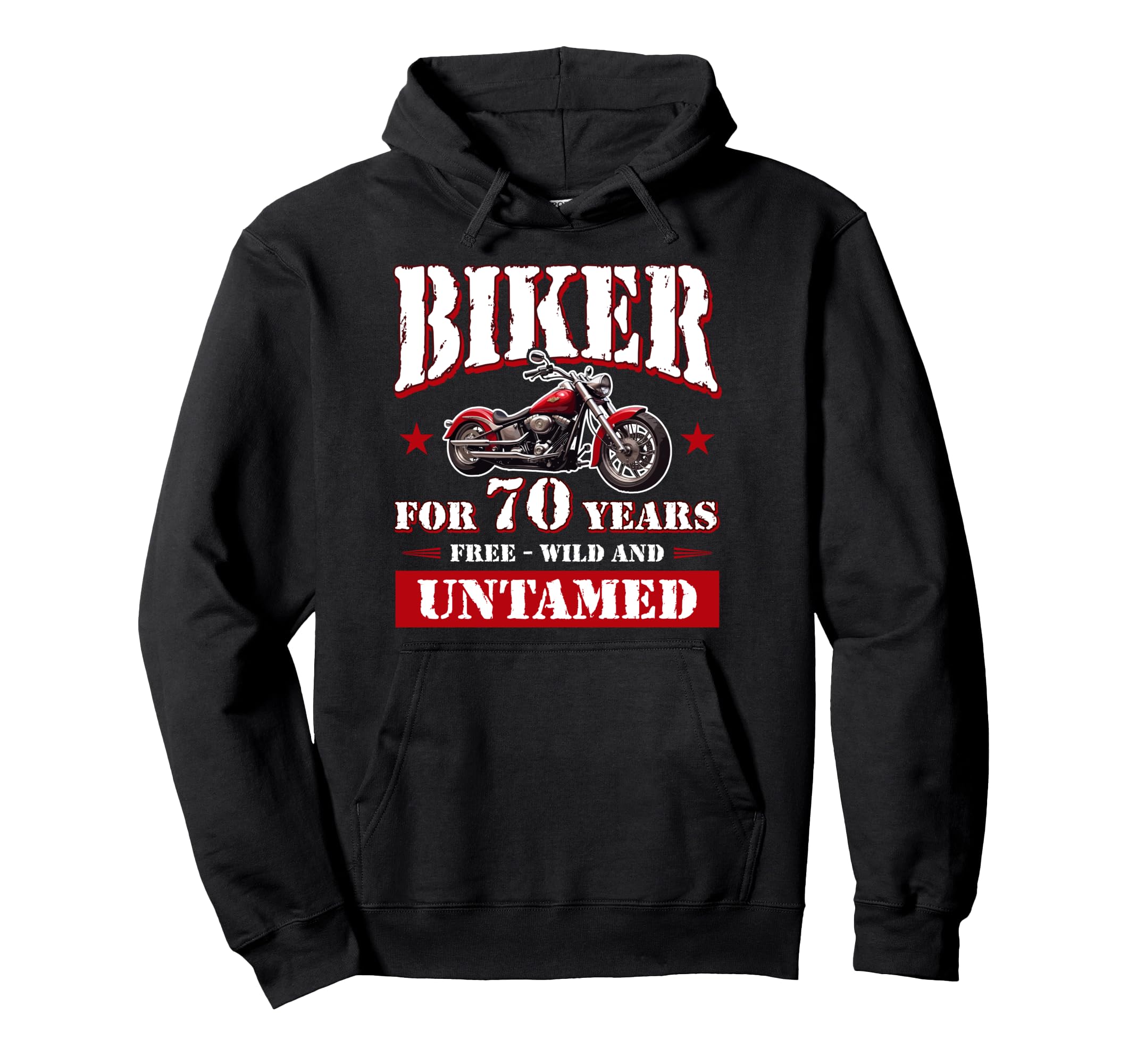 70Th Birthday 1955 Motorcyclist Hoodie - Custom Art Print for Adults - T-Shirt, Sweatshirt, Hoodie