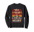 Hot Iron Cold Heart Blacksmith Anvil Sweatshirt - Unique Graphic Unisex - T-Shirt, Sweatshirt, Hoodie