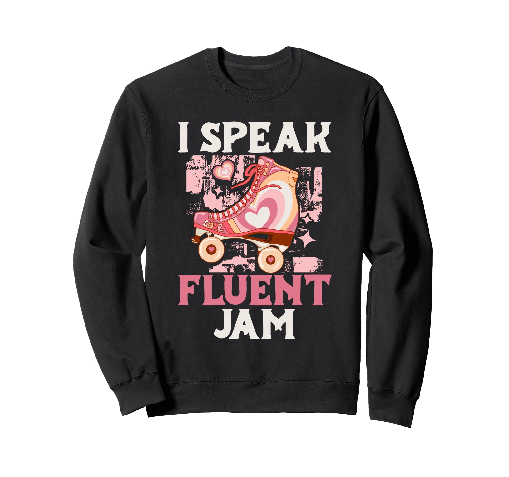 Roller Derby Skate Colorful Sweatshirt - Aesthetic Graphic Men Women - T-Shirt, Sweatshirt, Hoodie