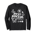 Anti Social Butterfly Introvert Trendy T-Shirt - Trendy Graphic Men Women - T-Shirt, Sweatshirt, Hoodie