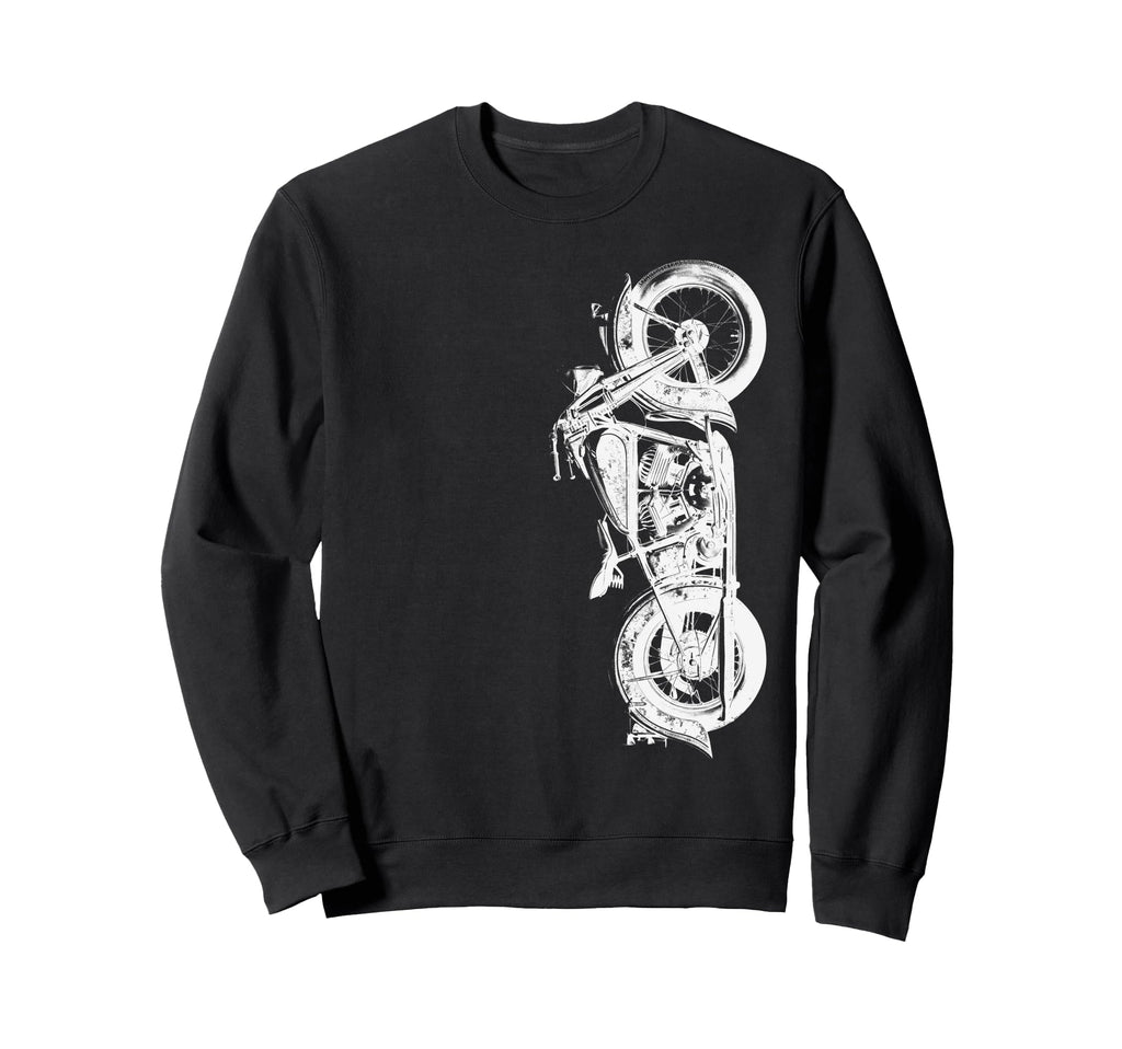 Motorcycling Biker Motorcycle Sweatshirt - Aesthetic Graphic for Adults - T-Shirt, Sweatshirt, Hoodie