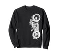 Motorcycling Biker Motorcycle Sweatshirt - Aesthetic Graphic for Adults - T-Shirt, Sweatshirt, Hoodie