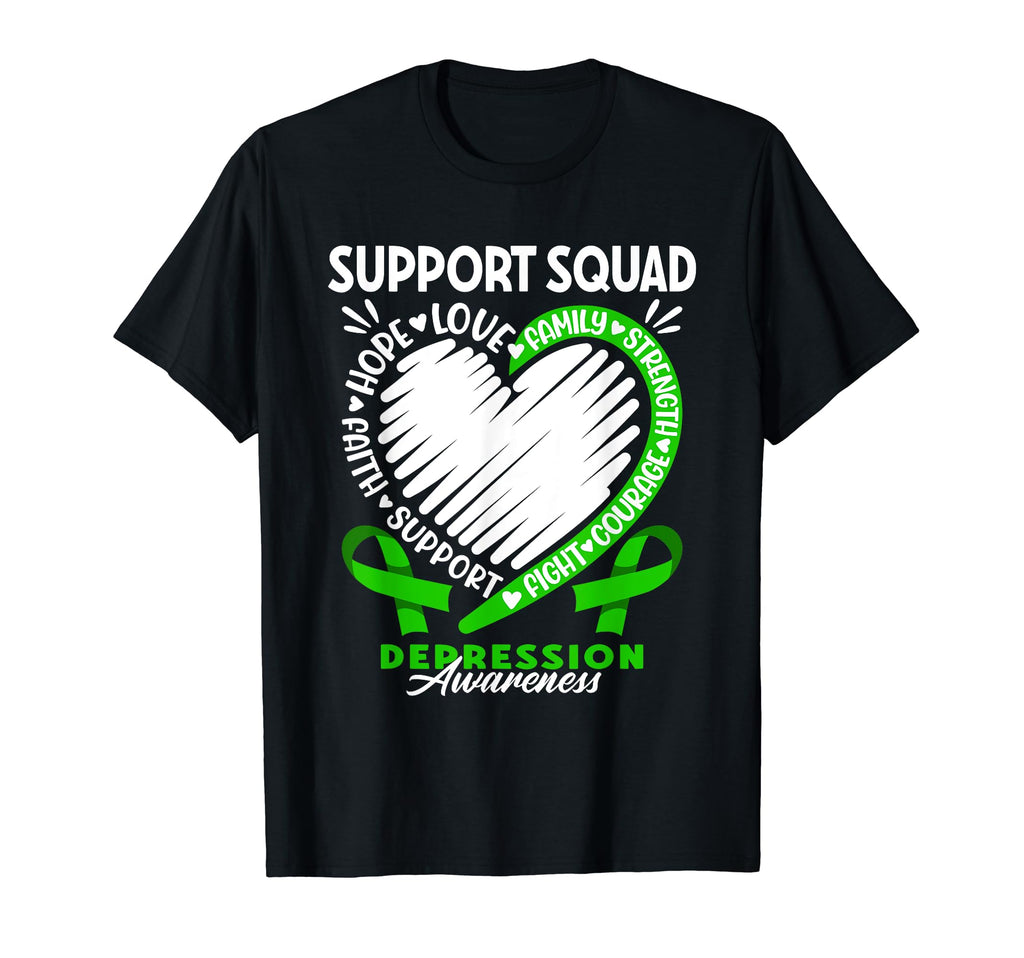 Support Awareness Squad I Mental T-Shirt - Novelty Apparel for Adults - T-Shirt, Sweatshirt, Hoodie