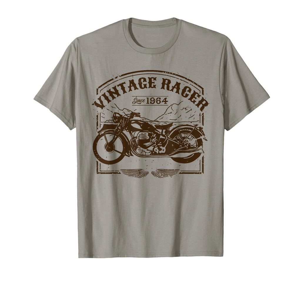 1964 Birthday Motorcycle Racer T-Shirt - Casual Everyday Wear Men Women - T-Shirt, Sweatshirt, Hoodie