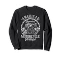 American Legendary Motorcycle Biker Sweatshirt - Minimalist Print Unisex - T-Shirt, Sweatshirt, Hoodie