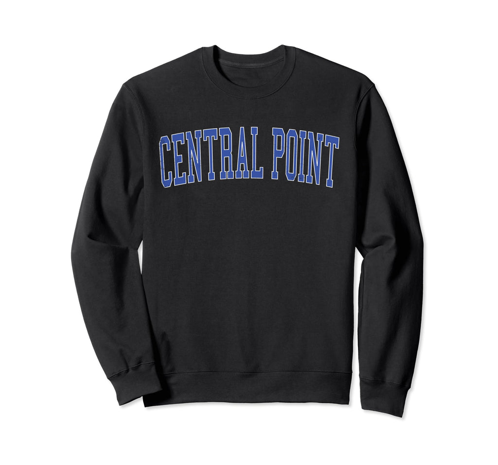 Central Point Or Distressed Blue Sweatshirt - Minimalist Print Unisex - T-Shirt, Sweatshirt, Hoodie