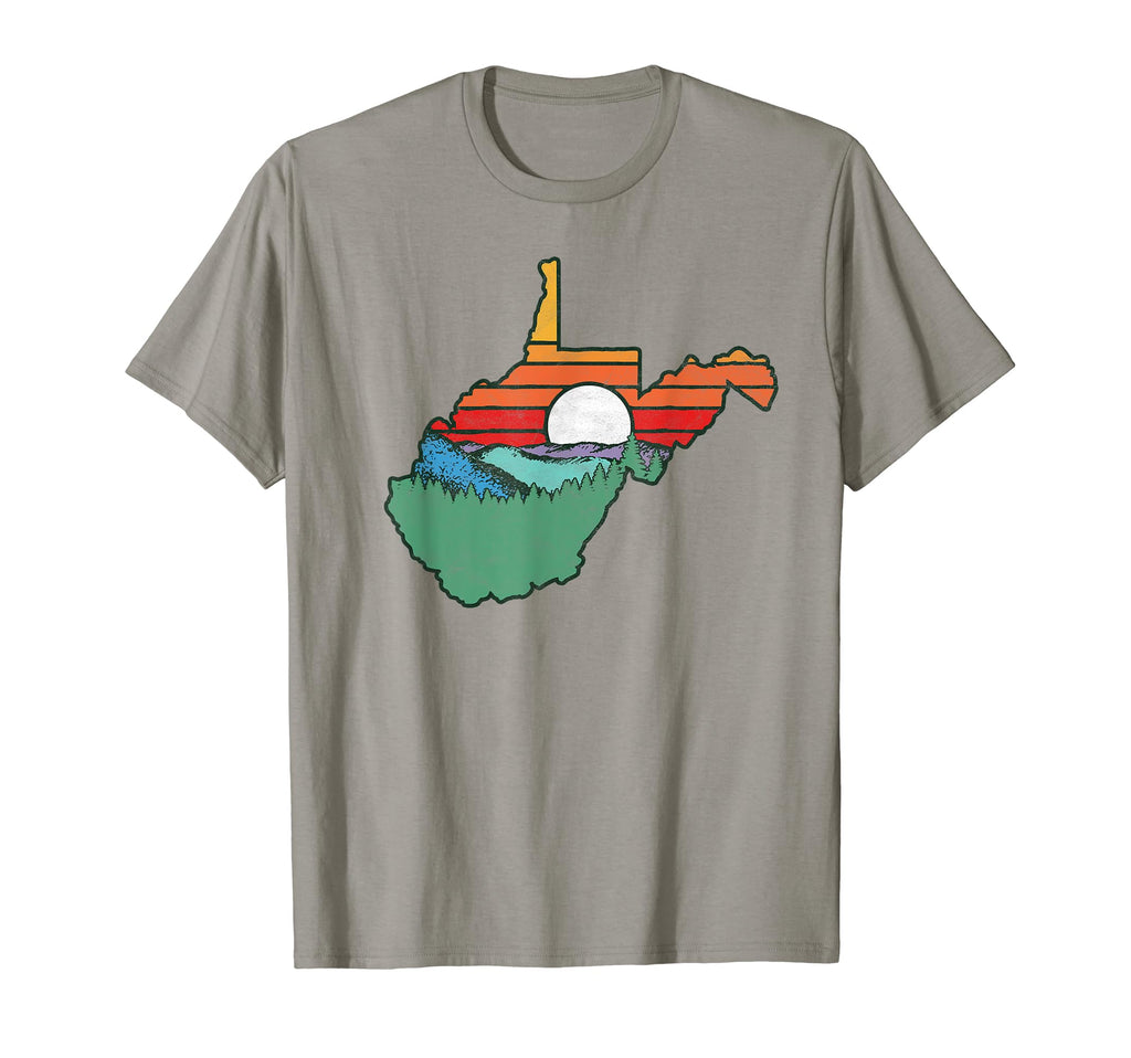 West Virginia Outdoors Nature T-Shirt - Fun Novelty Design for Adults - T-Shirt, Sweatshirt, Hoodie