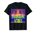 Florida Vibes Palm Trees Art Miami Fl T-Shirt - Trendy Graphic for Adults - T-Shirt, Sweatshirt, Hoodie
