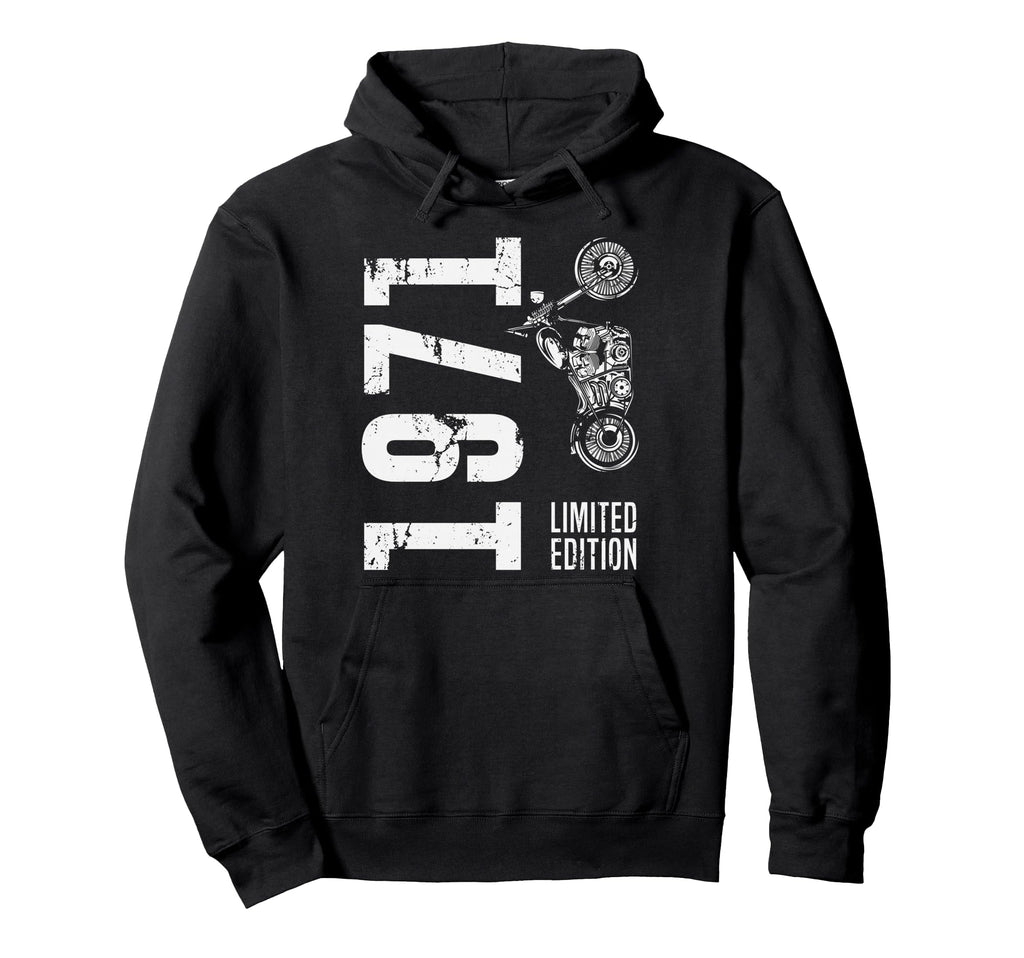 Born 1971 Motorcycle 55Th Birthday Hoodie - Aesthetic Graphic Unisex - T-Shirt, Sweatshirt, Hoodie
