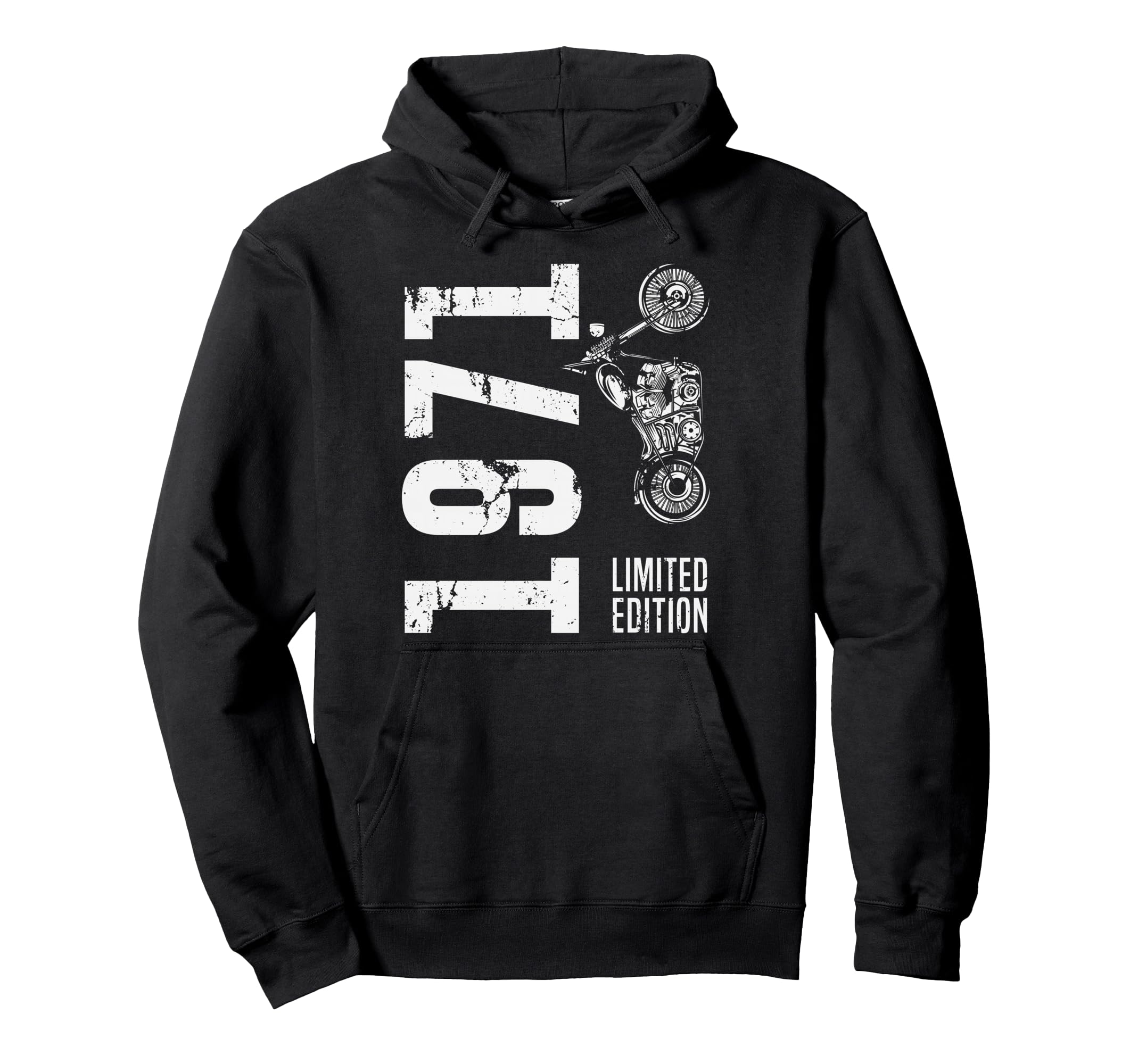 Born 1971 Motorcycle 55Th Birthday Hoodie - Aesthetic Graphic Unisex - T-Shirt, Sweatshirt, Hoodie