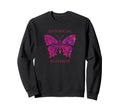 Anti Social Butterfly Sweatshirt - Casual Everyday Wear Unisex - T-Shirt, Sweatshirt, Hoodie