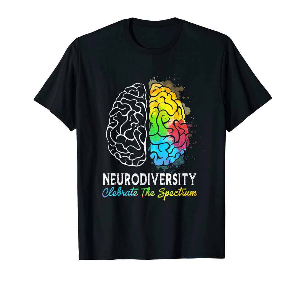 Neurodiversity Adhd Autism Asd Awareness T-Shirt - Novelty Apparel Unisex - T-Shirt, Sweatshirt, Hoodie