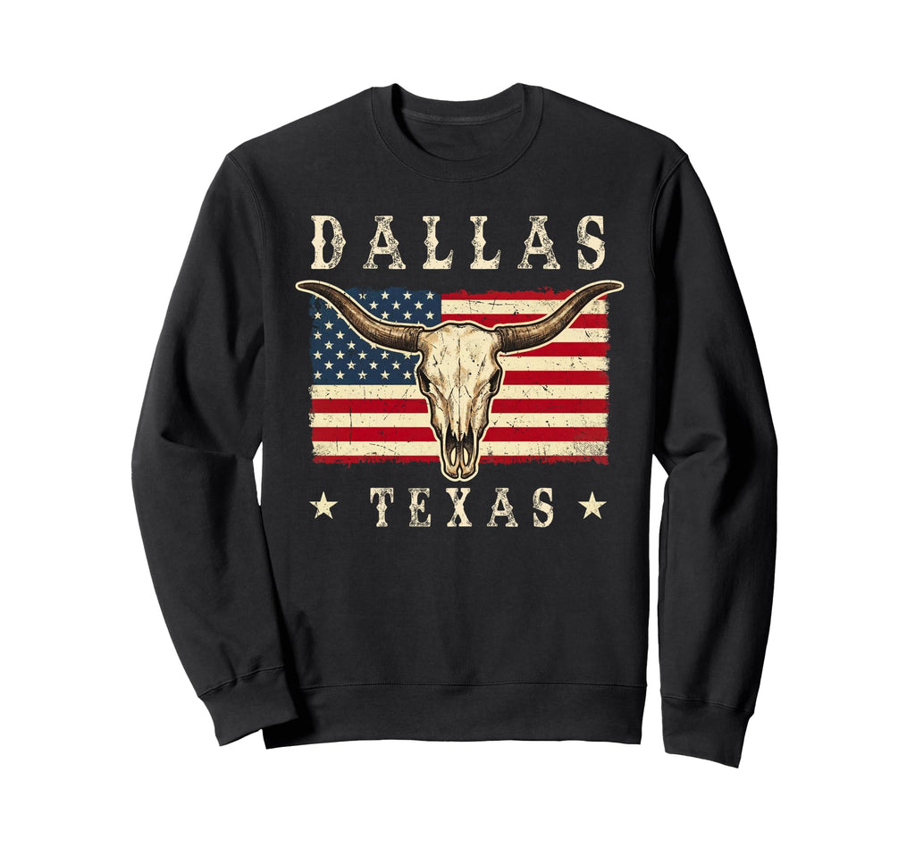 Dallas Texas Western Sweatshirt - Casual Everyday Wear for Adults - T-Shirt, Sweatshirt, Hoodie
