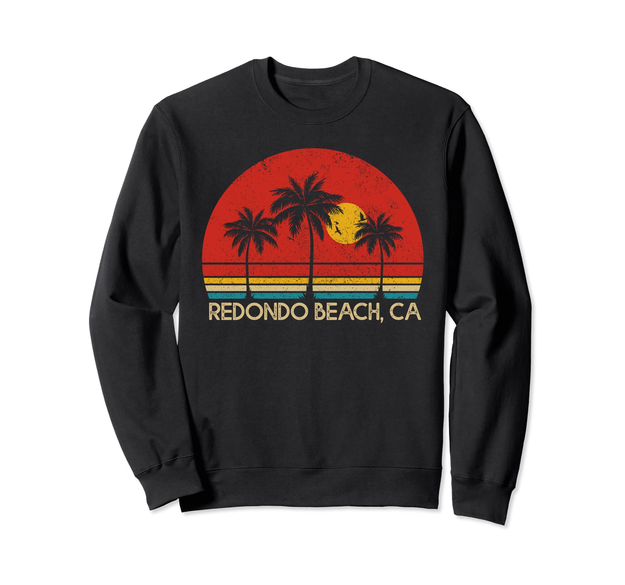 Redondo Beach California Ca Surf Sweatshirt - Custom Art Print Unisex - T-Shirt, Sweatshirt, Hoodie