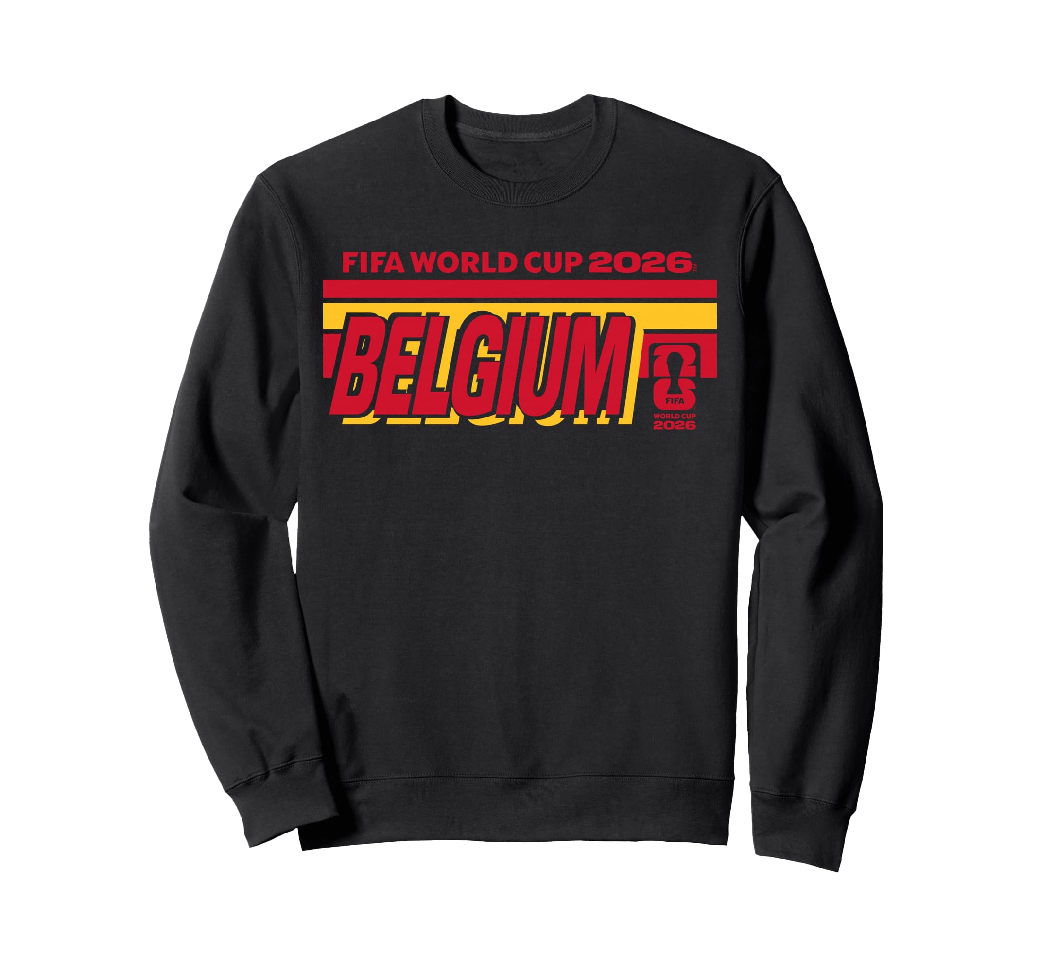 FIFA WORLD CUP26 Belgium Country Stripe Sweatshirt - T-Shirt, Sweatshirt, Hoodie