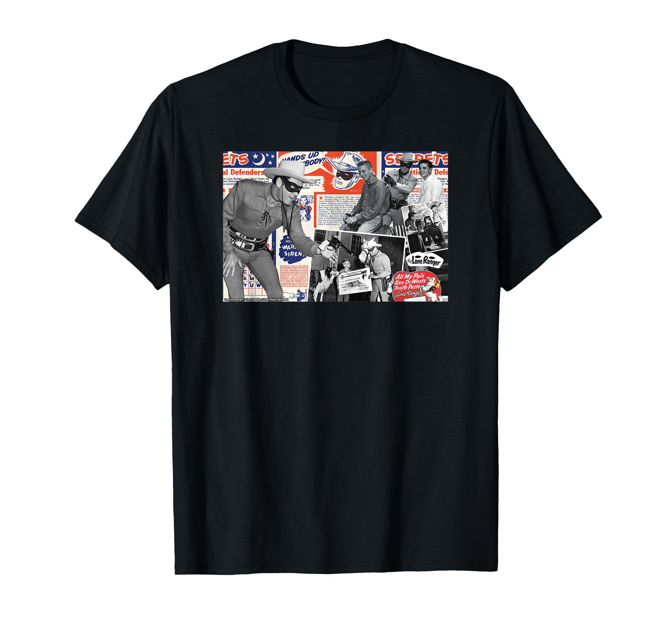 Lone Ranger Frontier Legends T-Shirt - Casual Everyday Wear Men Women - T-Shirt, Sweatshirt, Hoodie