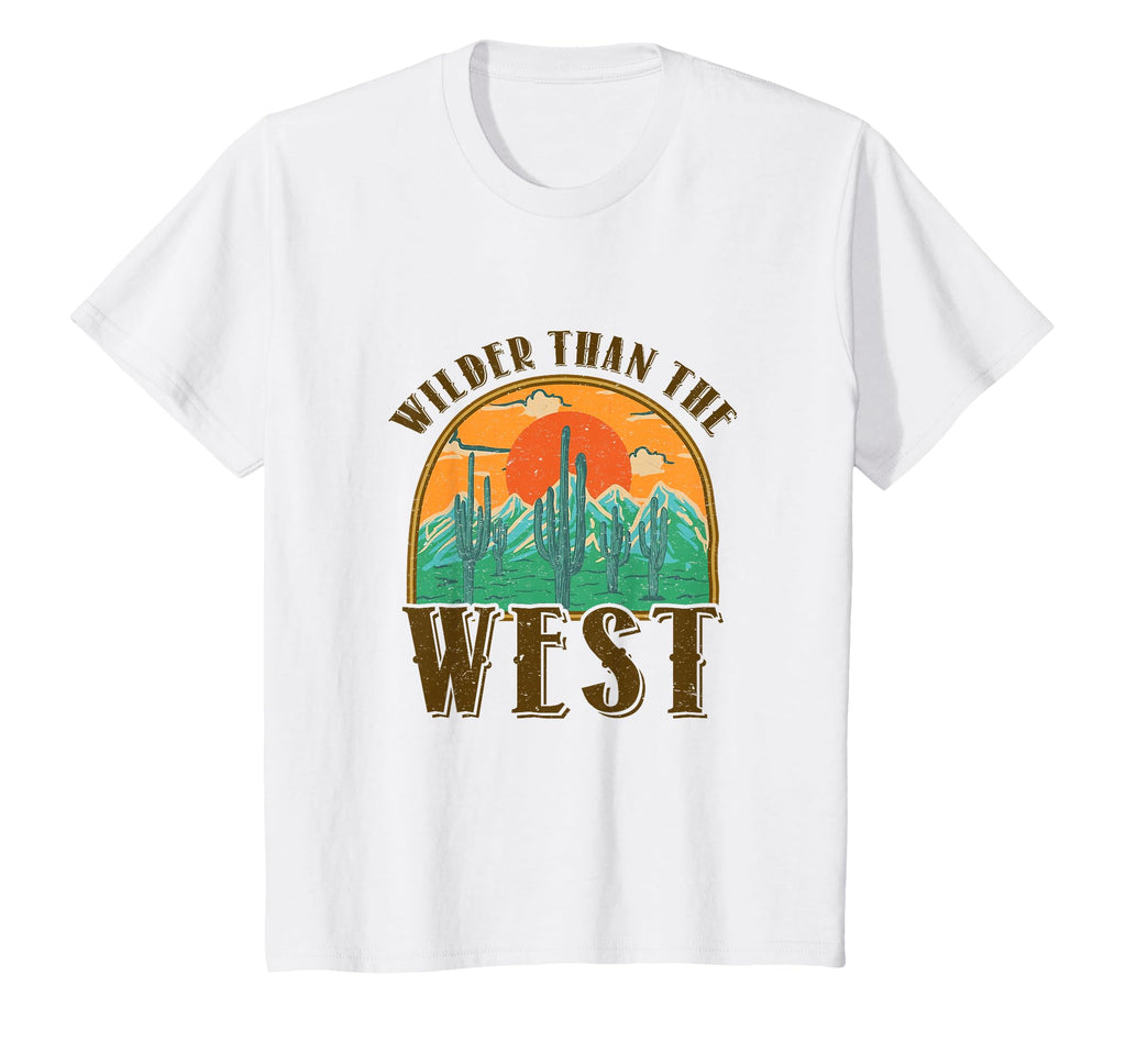 Wilder Than West Western Wild T-Shirt - Casual Everyday Wear Men Women - T-Shirt, Sweatshirt, Hoodie