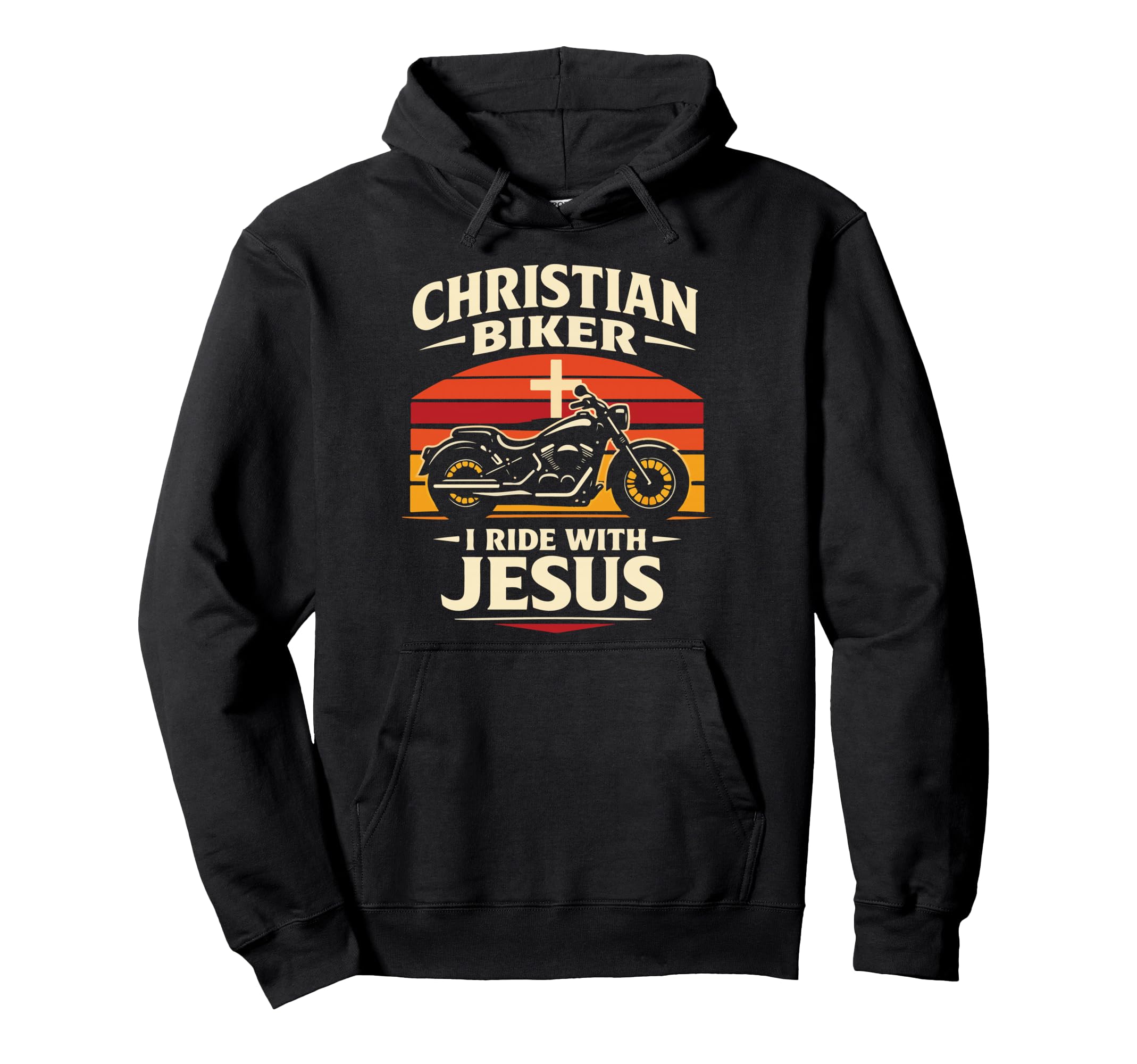 Christian Motorcycle Biker Christian Hoodie - Novelty Apparel Unisex - T-Shirt, Sweatshirt, Hoodie