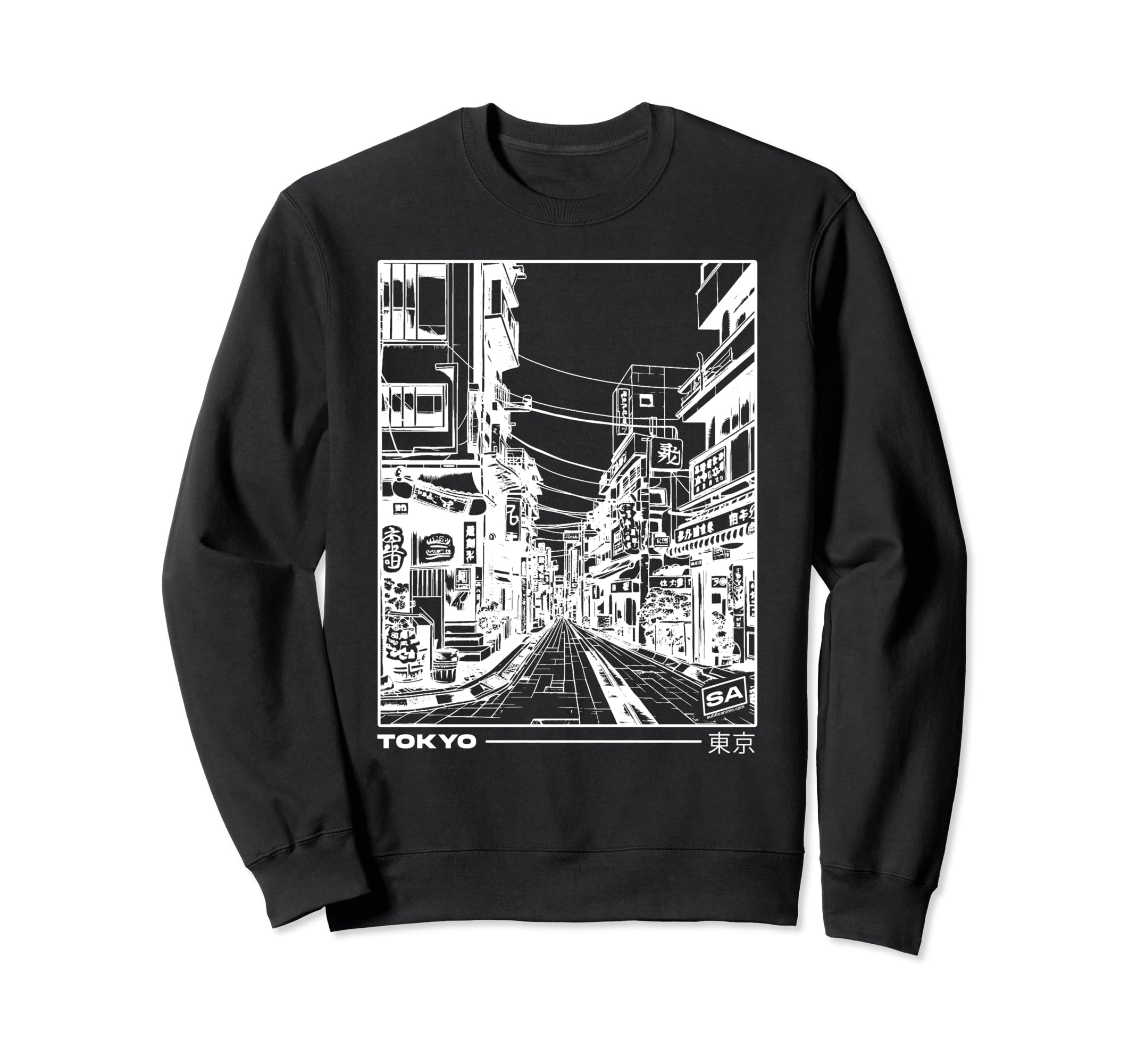 Japan Streets 90S Tokyo Japanese Lofi Sweatshirt - Novelty Apparel Unisex - T-Shirt, Sweatshirt, Hoodie
