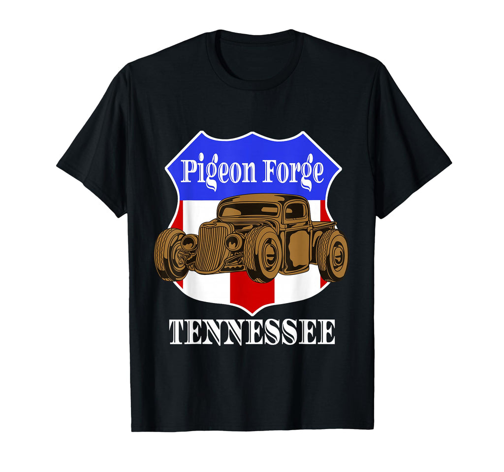 Pigeon Forge Tennessee Hot Rod Run Car T-Shirt - Unique Graphic Men Women - T-Shirt, Sweatshirt, Hoodie