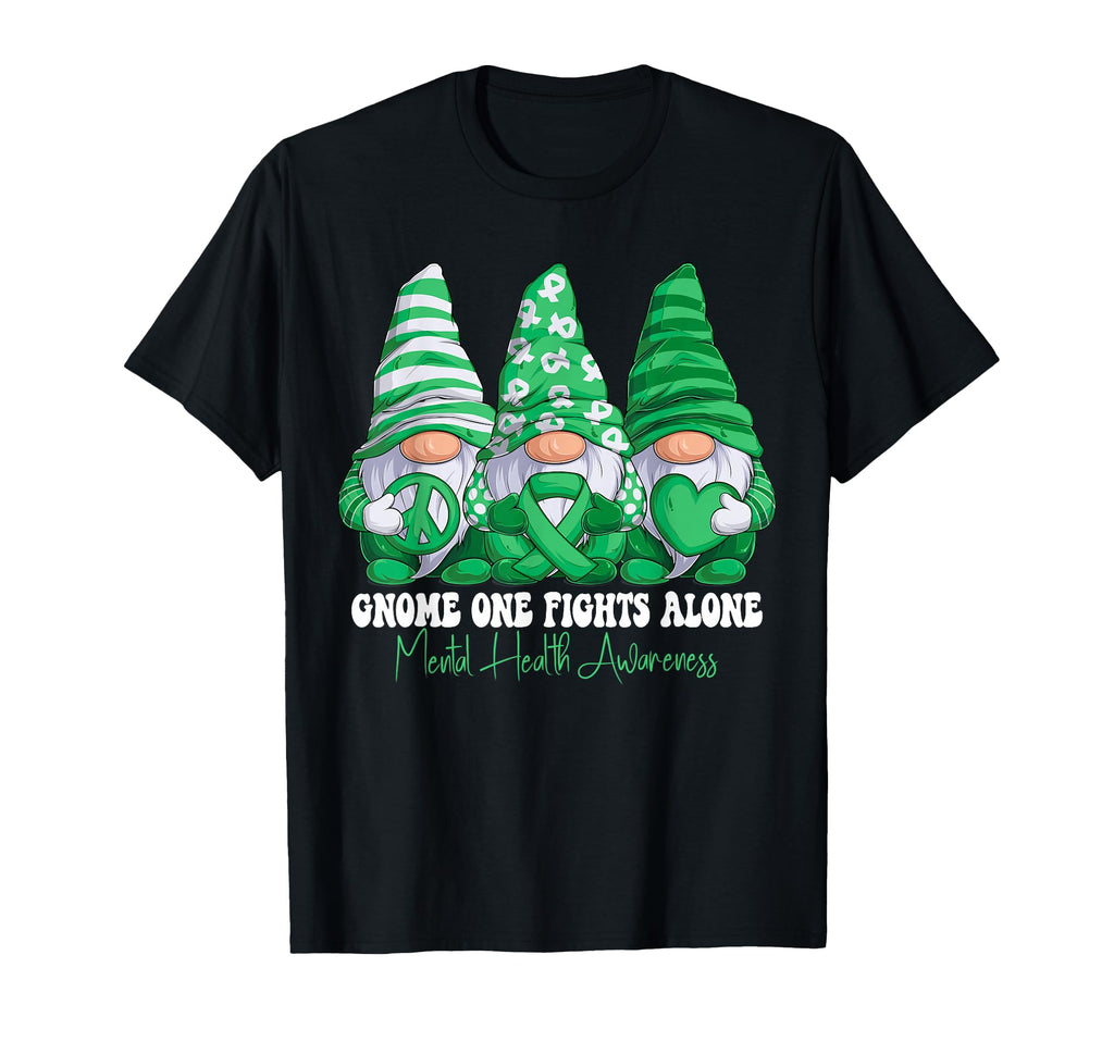 Mental Health Awareness Month Green T-Shirt - Novelty Apparel Unisex - T-Shirt, Sweatshirt, Hoodie
