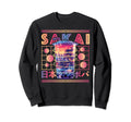 Sakai City 80S Synthwave Boba Tea Sweatshirt - Casual Everyday Wear Unisex - T-Shirt, Sweatshirt, Hoodie