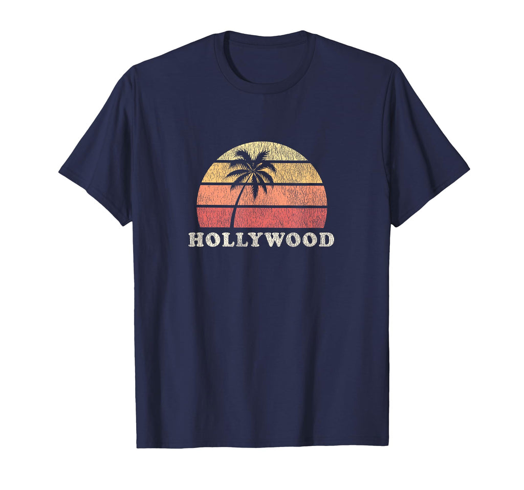 Hollywood Ca 70S Throwback T-Shirt - Casual Everyday Wear Unisex - T-Shirt, Sweatshirt, Hoodie