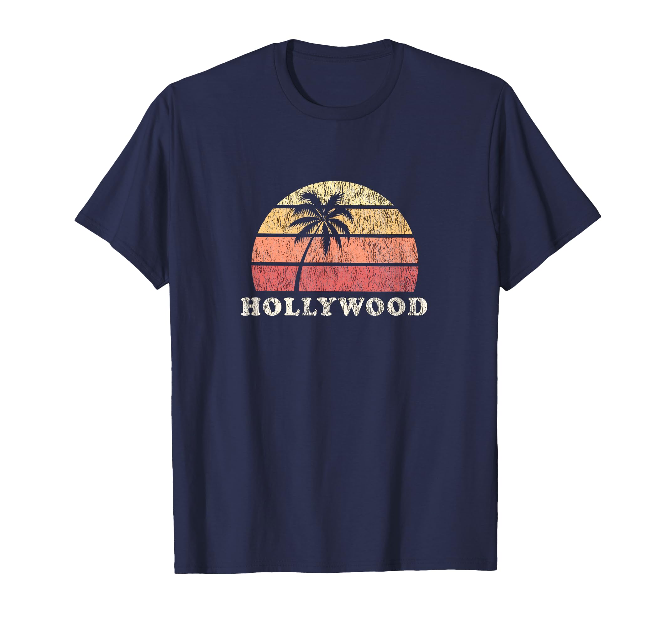 Hollywood Ca 70S Throwback T-Shirt - Casual Everyday Wear Unisex - T-Shirt, Sweatshirt, Hoodie
