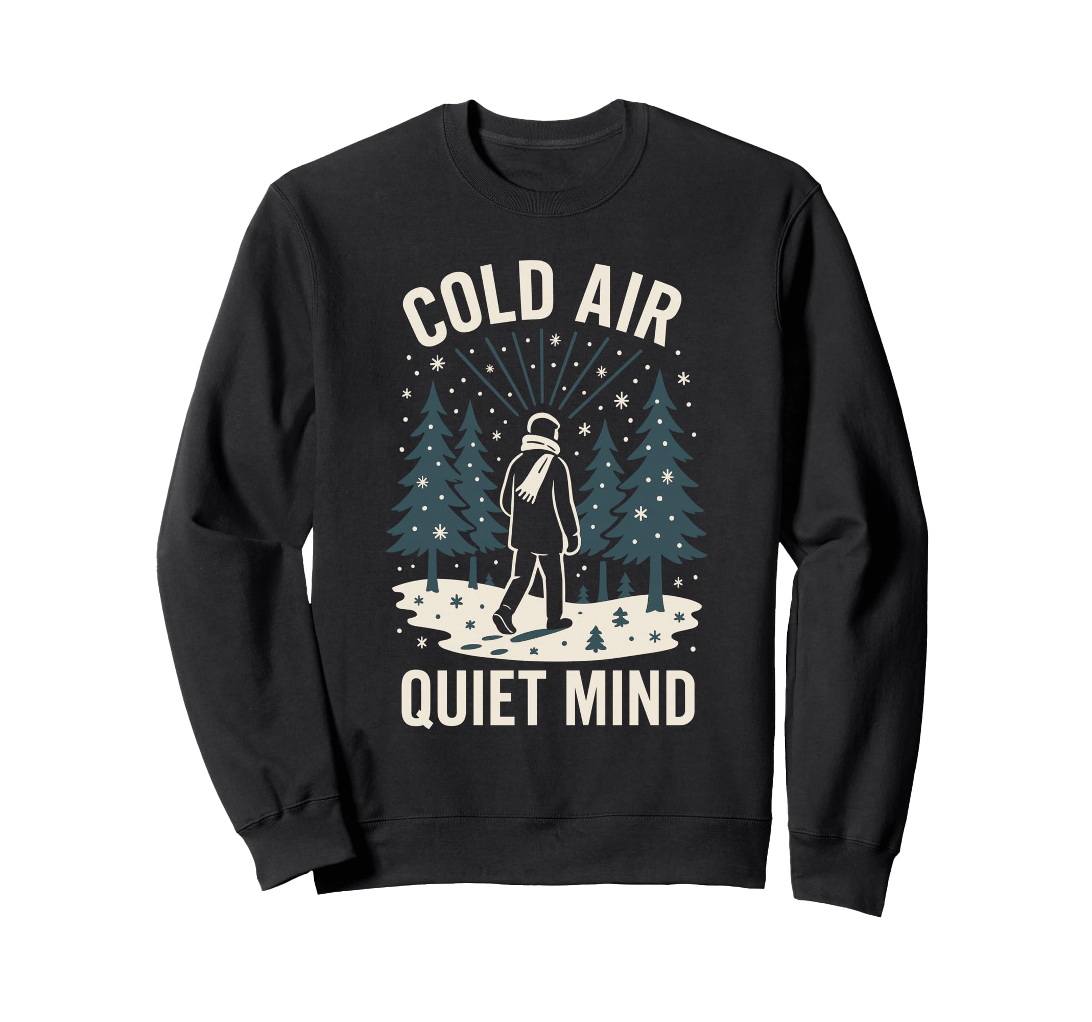 Forest Walk Overthinker Mental Sweatshirt - Casual Everyday Wear Men Women - T-Shirt, Sweatshirt, Hoodie