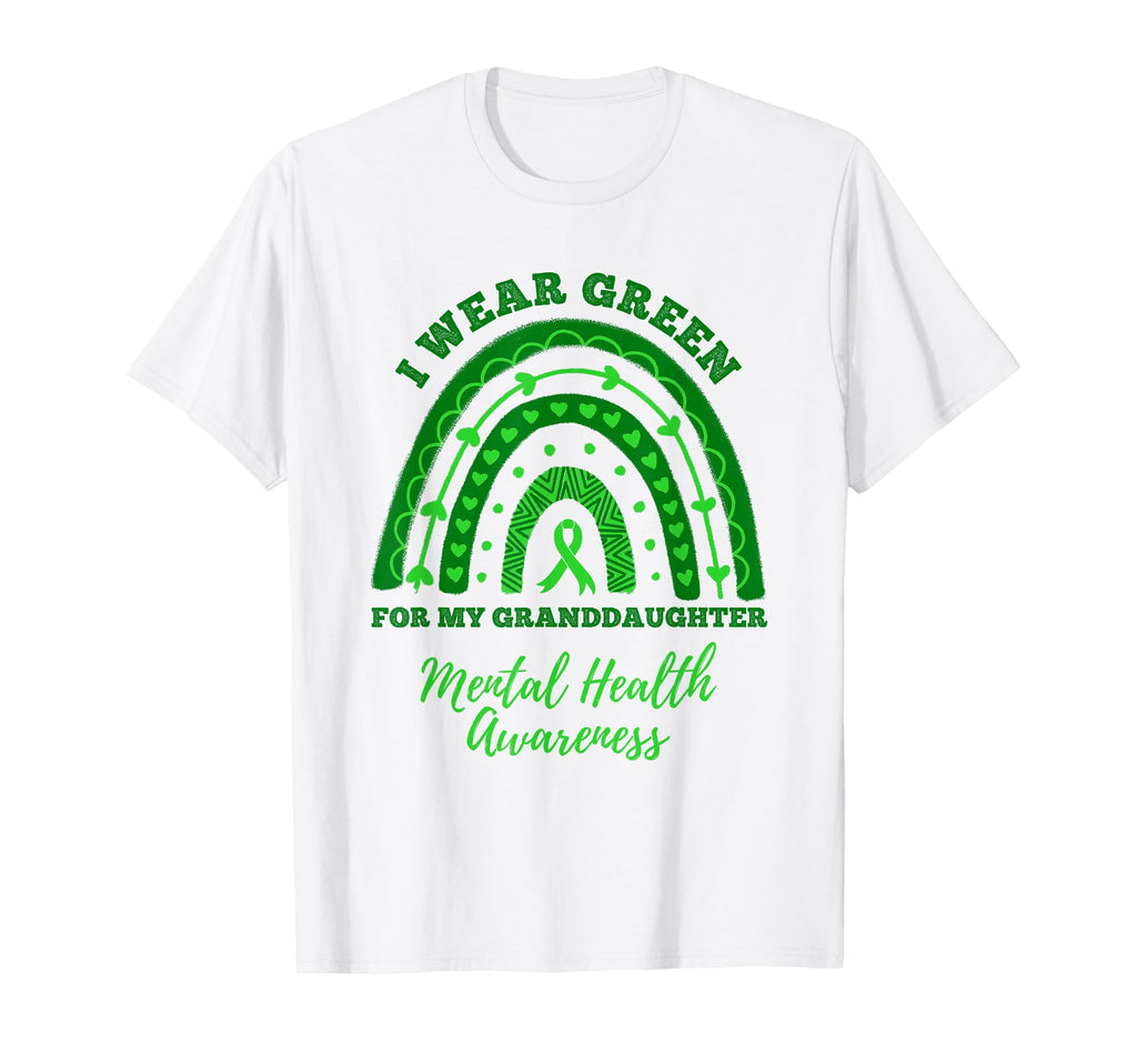 I Wear Green My Granddaughter T-Shirt - Fun Novelty Design Men Women - T-Shirt, Sweatshirt, Hoodie