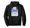 Therapist Burnout Counselor Mental Hoodie - Trendy Graphic for Adults - T-Shirt, Sweatshirt, Hoodie