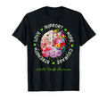 Motivational Support Floral Brain Mental T-Shirt - Streetwear Style Unisex - T-Shirt, Sweatshirt, Hoodie