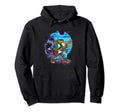 80S 90S Streetwear Rocker Turtle Bass Hoodie - Unique Graphic for Adults - T-Shirt, Sweatshirt, Hoodie
