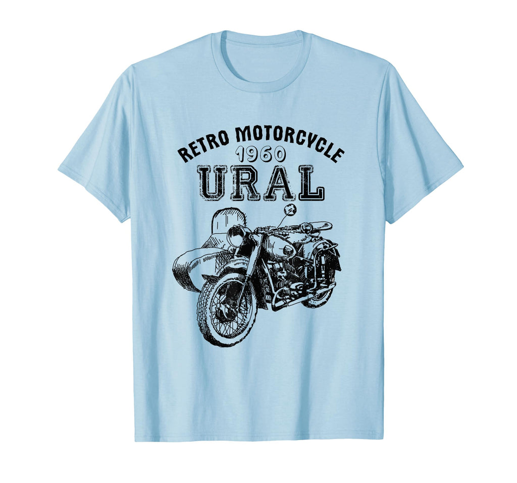 Motorcycle Ural Sidecar Motorbike T-Shirt - Fun Novelty Design for Adults - T-Shirt, Sweatshirt, Hoodie