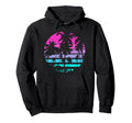 Eighties 80S 90S Beach Palm Trees Hoodie - Streetwear Style Men Women - T-Shirt, Sweatshirt, Hoodie