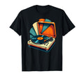 70S 80S Vinyl Record Player T-Shirt - Novelty Apparel for Adults - T-Shirt, Sweatshirt, Hoodie